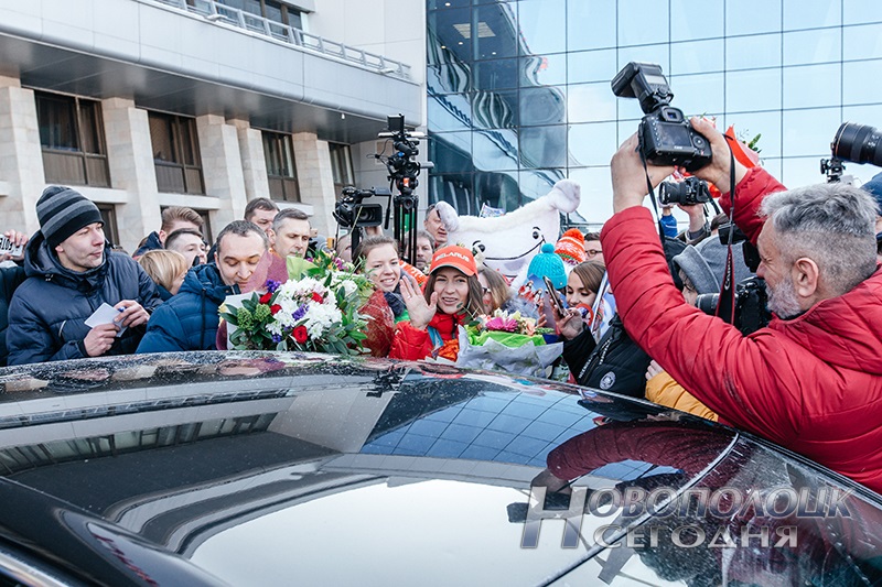 Vstrecha olimpijskih chempionok po biatlonu v Nacional'nom ajeroportu (4)