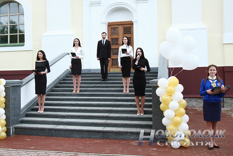 Otkrytie «Rektorskogo vhoda» v Polockom kollegiume (3)