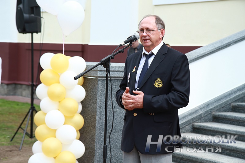 Otkrytie «Rektorskogo vhoda» v Polockom kollegiume (4)