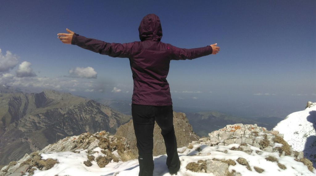 На вершине горы