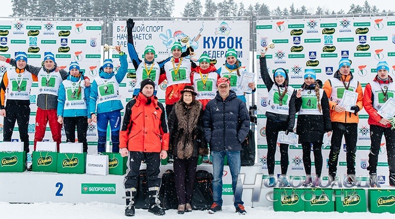 Победителем Кубка Белорусской Федерации биатлона стала команда Витебской области