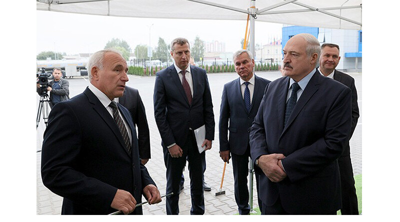 А.Лукашенко в Орше