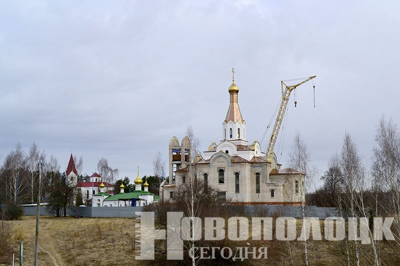строительство храма в Новополоцке (1)