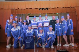 Команда «Максимум» СШ №14 завоевала второе место в финале областного слёта спасателей-пожарных