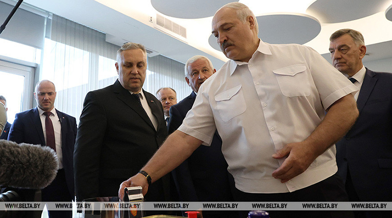 Лукашенко в Миорах