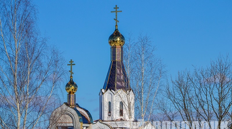 строящийся храм в Новополоцке