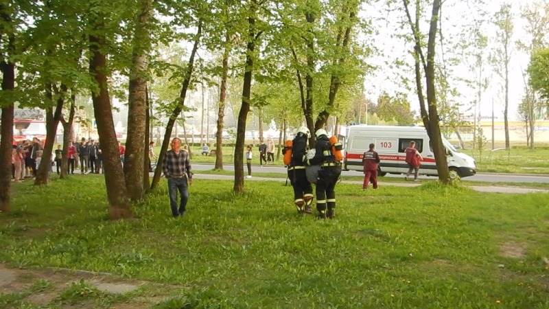 пожар в Новополоцке (2)