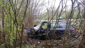 В Полоцком районе столкнулись легковушка и грузовик, один из водителей травмирован