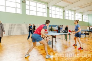 Городские соревнования по настольному теннису собрали 60 участников в СУ «Хоккейный клуб «Химик» Новополоцка