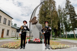 На территории Полоцкого кадетского училища состоялось открытие памятника Герою Беларуси, выпускнику учреждения Никите Куконенко