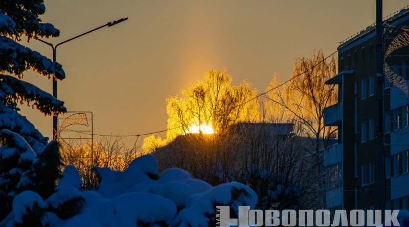 сильный мороз