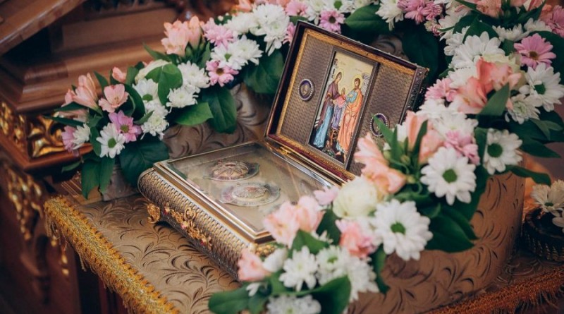 Ковчег с частицей Честного Пояса Пресвятой Богородицы