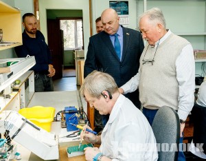 Председатель Новополоцкого горисполкома Игорь Бурмистров посетил ООО «Элконтракт»