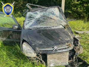 Автомобиль с подростками под управлением 16-летнего бесправника вылетел в кювет в Полоцком районе