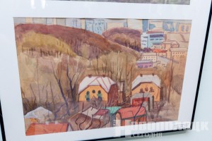 В Новополоцке до конца сентября работает выставка пленэрных работ правнучки знаменитого белорусского художника Ивана Хруцкого – Ядвиги Мацеевской