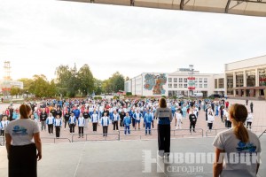 В Новополоцке прошла масштабная общегородская зарядка